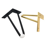 LH-S0006 Pieds de Support en Métal pour Meubles, Hauteur :, 12cm, 15cm, 18cm, 20cm, 25cm, 30cm, 60cm