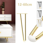 LH-S0006 Pieds de Support en Métal pour Meubles, Hauteur :, 12cm, 15cm, 18cm, 20cm, 25cm, 30cm, 60cm