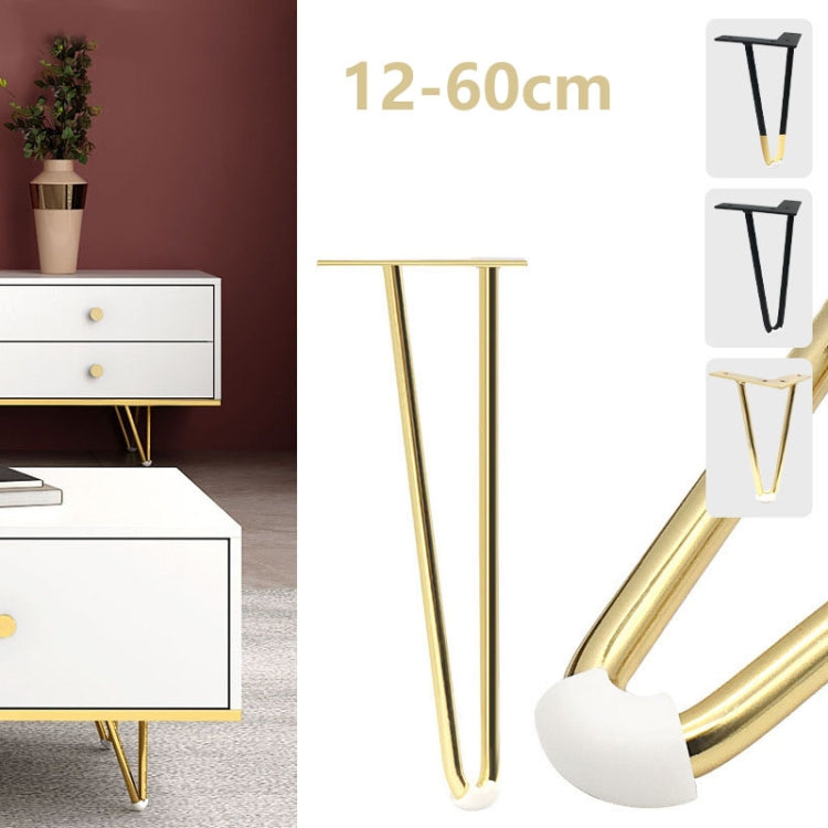 LH-S0006 Pieds de Support en Métal pour Meubles, Hauteur :, 12cm, 15cm, 18cm, 20cm, 25cm, 30cm, 60cm