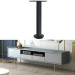 LH-TJ003 Pieds de Meubles Réglables en Tube Rond en Acier Inoxydable, Hauteur :, 37cm, 40cm, 60cm