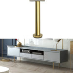 LH-TJ003 Pieds de Meubles Réglables en Tube Rond en Acier Inoxydable, Hauteur :, 37cm, 40cm, 60cm
