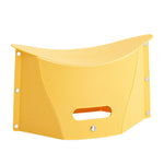 Tabouret pliant léger de voyage d'extérieur en plastique, bleu, rouge, jaune, vert clair