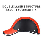 Casque de sécurité léger demi-saison BSDDP A0322, BSDDP A0322 (noir), BSDDP A0322 (bleu), BSDDP A0322 (rouge), BSDDP A0322 (orange), BSDDP A0322 (noir à carreaux)