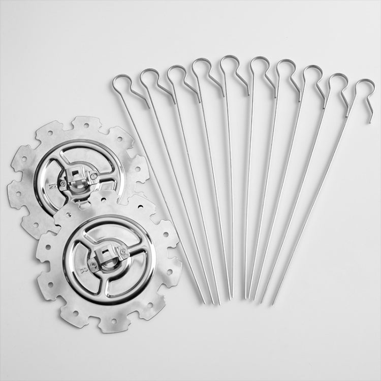 Brochettes d'agneau pour four électrique à friteuse à air, longues 25 cm, courtes 20 cm