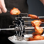 Brochettes d'agneau pour four électrique à friteuse à air, longues 25 cm, courtes 20 cm