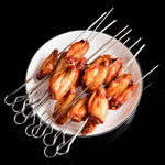 Brochettes d'agneau pour four électrique à friteuse à air, longues 25 cm, courtes 20 cm