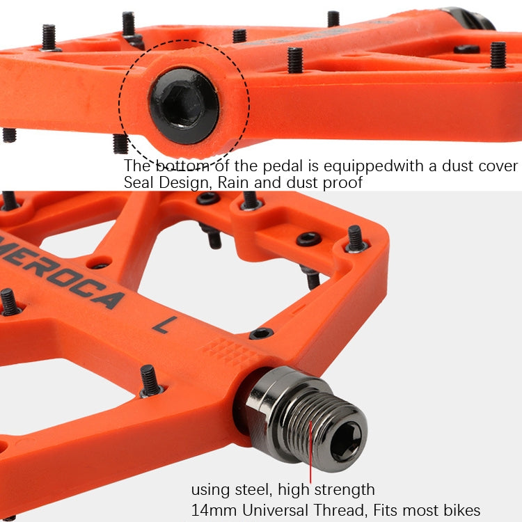 Pédale en nylon pour vélo de montagne MEROCA, MEROCA
