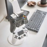 Support de rangement pour manettes de jeu et casque audio, 3 niveaux blanc, 3 niveaux noir, 4 niveaux blanc, 4 niveaux noir