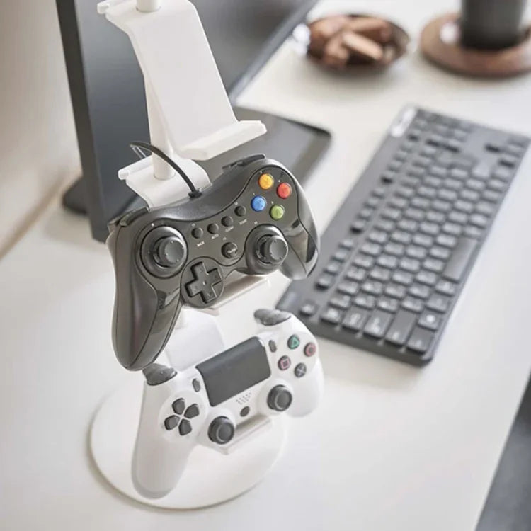 Support de rangement pour manettes de jeu et casque audio, 3 niveaux blanc, 3 niveaux noir, 4 niveaux blanc, 4 niveaux noir