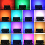 Projecteur extérieur étanche ultra-léger 50W LED RVB avec télécommande