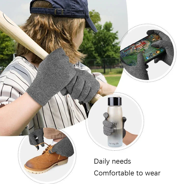 Gants Chauffants de Protection Articulaire pour Entraînement Sportif, S, M, L