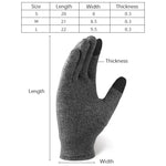 Gants Chauffants de Protection Articulaire pour Entraînement Sportif, S, M, L