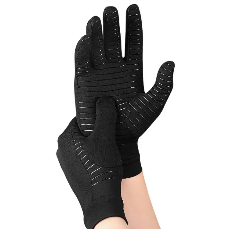 Gants de sport et de fitness antidérapants en fibre de cuivre, Taille : S, M, L