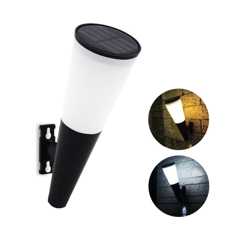 Lampe murale solaire conique circulaire de jardin d'extérieur, Style :, N230A Colorée, N230B Bicolore