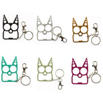 2 porte-clés multifonctions 6 en 1 en alliage de zinc, ouvre-bouteille, noir, argent, or, vert vif, vert herbe, rose