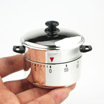 Minuteur mécanique en forme d'autocuiseur T404 pour cuisine, minuteur mécanique T404