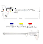 Pied à coulisse électronique en acier inoxydable JS-04, JS-04
