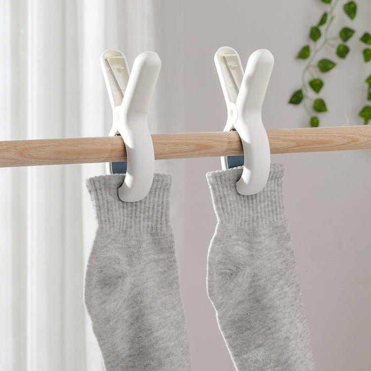Pince à linge fixe en plastique coupe-vent pour la maison, 3 pièces jaunes, 3 pièces bleues, 2 grandes pièces jaunes, 2 grandes pièces bleues