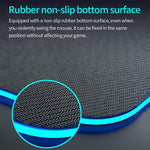 Tapis de souris multifonctionnel K9186 avec éclairage RGB et chargeur sans fil