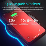 Tapis de souris multifonctionnel K9186 avec éclairage RGB et chargeur sans fil