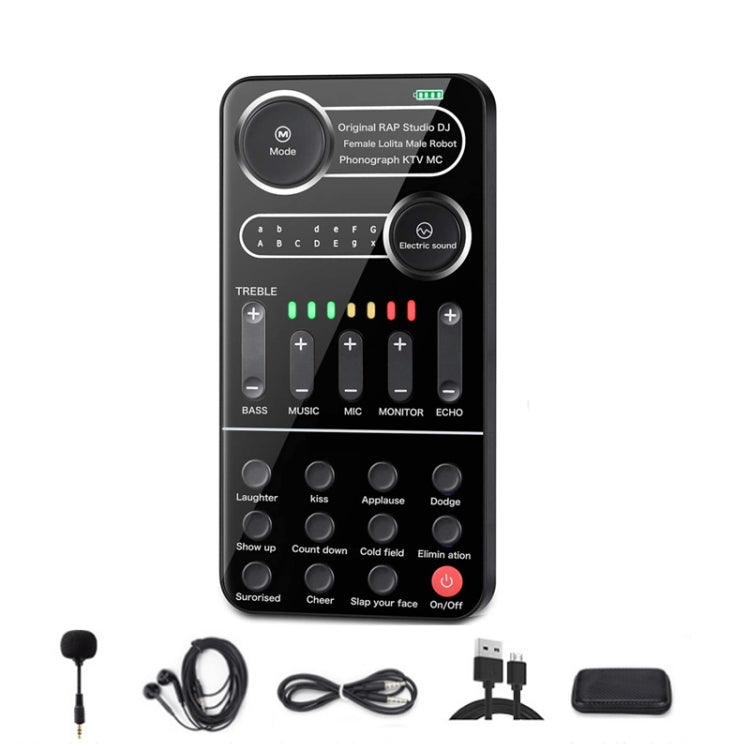 Carte son pour ordinateur mobile de diffusion en direct de jeu avec changeur de voix, i9, ensemble i9, K9, ensemble K9