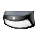 Lampe solaire murale de jardin à induction infrarouge 8 LED, lumière blanche, lumière chaude