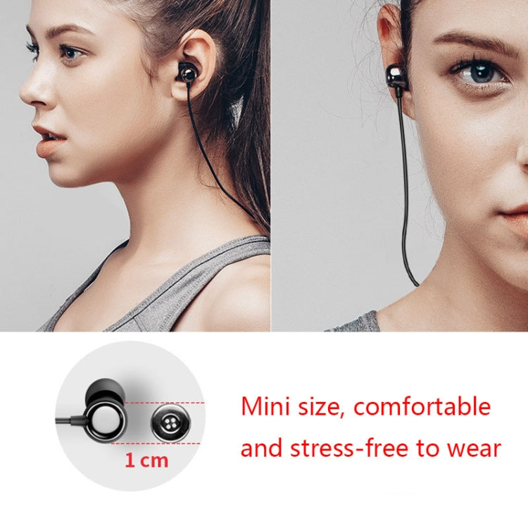 Écouteurs Bluetooth sport magnétiques intra-auriculaires Havit i30, Rouge, Noir