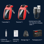 Adaptateur rechargeable émetteur-récepteur sans fil pour guitare U12DX avec prise jack 6,35 mm, U12DX rouge, U12DX noir