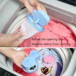 10 sachets-filtres flottants pour machine à laver C2096, bleu, rose