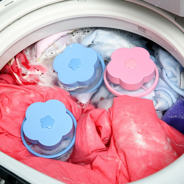 10 sachets-filtres flottants pour machine à laver C2096, bleu, rose