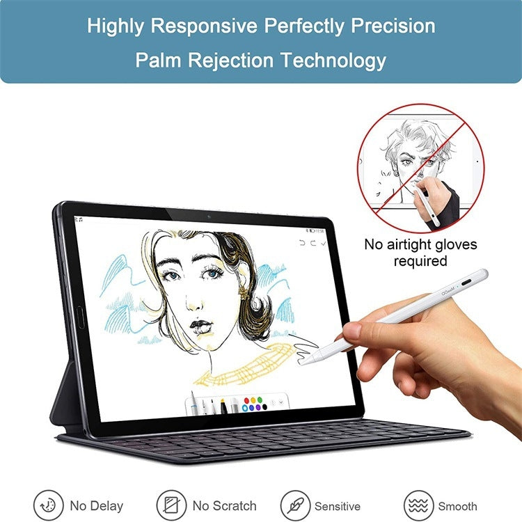 Stylet Actif Rechargeable Anti-erreur QGeeM ID706 pour iPad