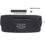 Clavier et souris sans fil MY-10 2.4G 78 touches 1200 DPI Mini clavier sans fil avec trackball