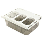 Boîte de rangement pour sous-vêtements et chaussettes à tiroir, avec séparation (gris transparent), sans séparation (gris transparent), avec séparation (transparent), sans séparation (transparent)