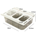 Boîte de rangement pour sous-vêtements et chaussettes à tiroir, avec séparation (gris transparent), sans séparation (gris transparent), avec séparation (transparent), sans séparation (transparent)