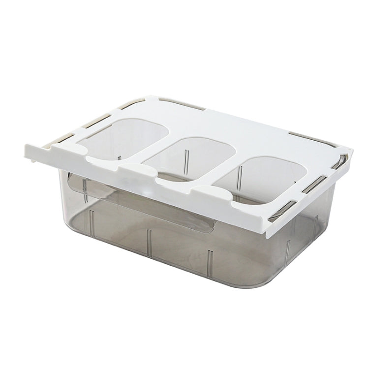 Boîte de rangement pour sous-vêtements et chaussettes à tiroir, avec séparation (gris transparent), sans séparation (gris transparent), avec séparation (transparent), sans séparation (transparent)