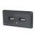 12V24V Route Bus Dual USB Charging Input Car Charger, Blue Light, Green Light, Red Light