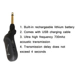 Émetteur-récepteur audio sans fil pour guitare électrique C01, noir