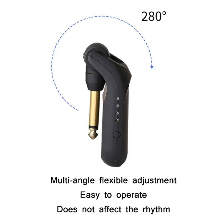 Émetteur-récepteur audio sans fil pour guitare électrique C01, noir