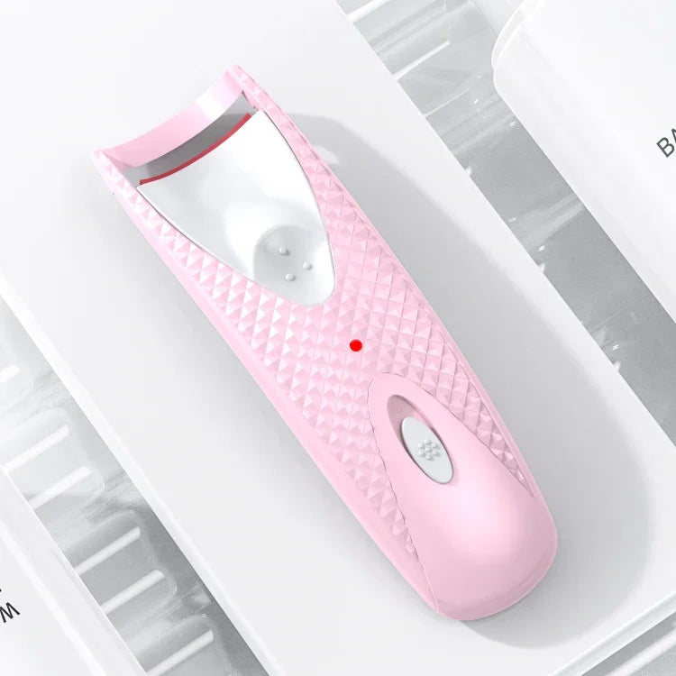 Bigoudi chauffant électrique pour cils motif brique pierre, rose, vert