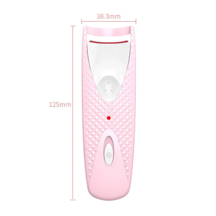Bigoudi chauffant électrique pour cils motif brique pierre, rose, vert