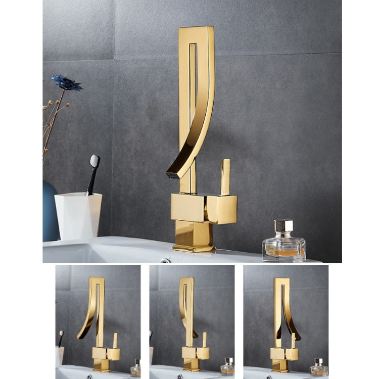 Robinet d'eau chaude et froide pour lavabo de comptoir rotatif tout cuivre, Robinet d'eau chaude et froide