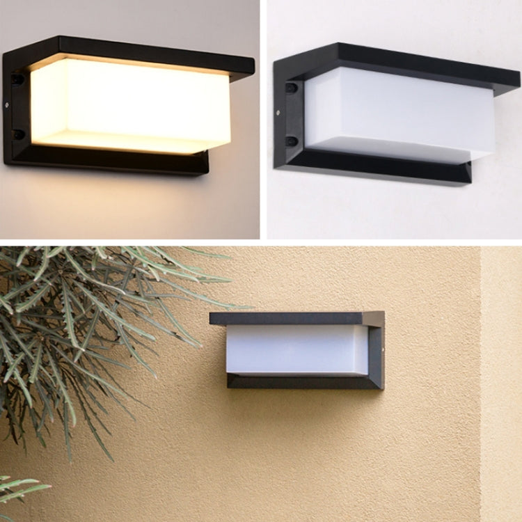 Applique murale solaire étanche d'extérieur 10 W pour terrasse, Spécification :, 6000K, 3000K