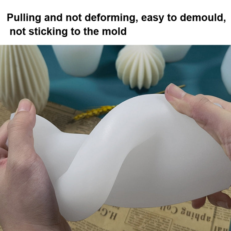 Moule en silicone pour bougie parfumée, moule à savon fait main DIY, secteur