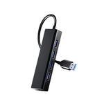 Convertisseur hub 4 ports USB 2.0, longueur du câble : 15 cm, style : sans barre lumineuse, avec barre lumineuse noire, avec barre lumineuse blanche
