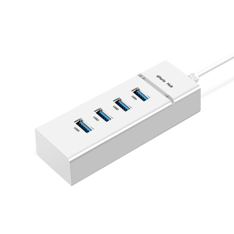 Convertisseur hub 4 ports USB 2.0, longueur du câble : 15 cm, style : sans barre lumineuse, avec barre lumineuse noire, avec barre lumineuse blanche