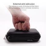 Sac rigide anti-pression EVA pour disque dur mobile CHKJOK GH1805, GH1805 noir, GH1805 bleu, GH1805 rouge
