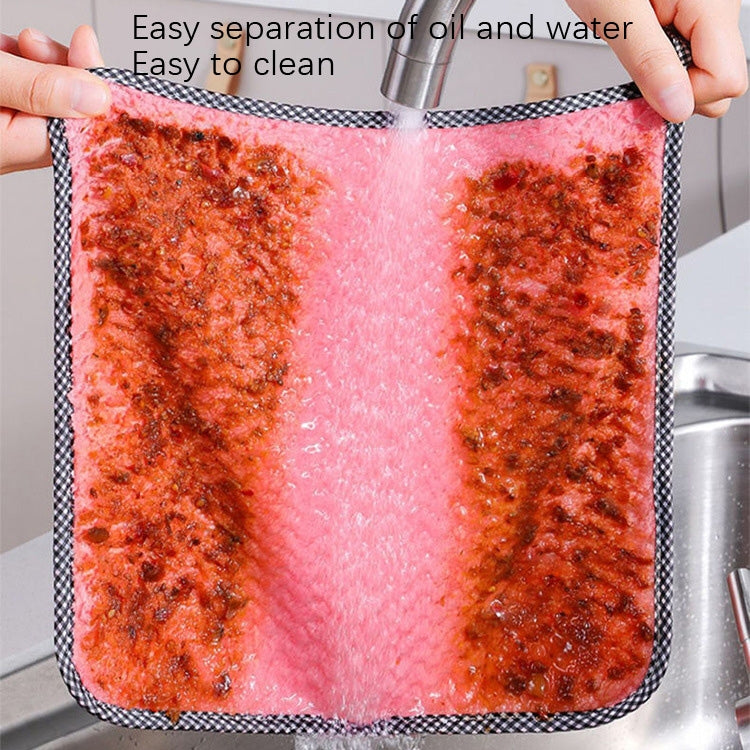 Serviette de cuisine suspendable 4 pièces, torchon non adhésif, absorbant l'huile