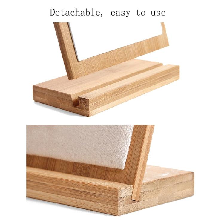 Présentoir à bijoux détachable en bois de bambou, noir, blanc, beige