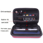 CHKJOK GH1818 Housse de Protection en EVA pour Console de Jeu Nintendo 3DS XL, GH1818 Bleu, GH1818 Rouge