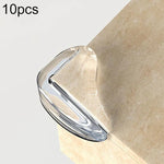 10 pièces protection d'angle antichoc en forme de goutte d'eau transparente pour enfants